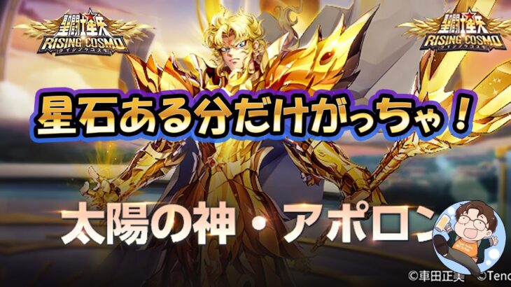 【 #聖闘士星矢ライジングコスモ 】アポロン石ある分だけガチャ！【 #ライコス 】