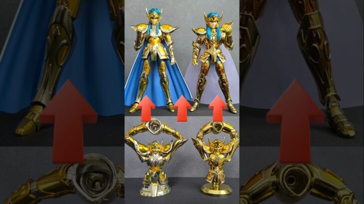 【聖闘士星矢】新旧アクエリアス カミュ【聖闘士聖衣神話EX】old and new Aquarius Camus【Knights of the Zodiac】