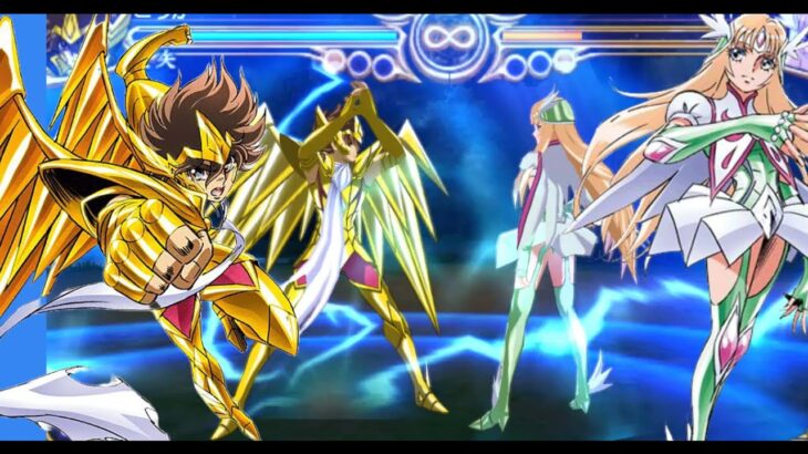 Sagittarius Seiya VS Aquila Yuna – Saint Seiya Omega: Ultimate Cosmo