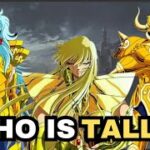 Quiz – VS Battle – Saint Seiya Gold Saint l Who Is Taller? (聖闘士星矢)