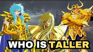 Quiz – VS Battle – Saint Seiya Gold Saint l Who Is Taller? (聖闘士星矢)