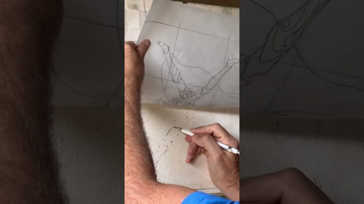 WIP-Camus vs hyoga stone sculpture #saintseiya #camusvshyoga  #stonesculpture #frenchartist #聖闘士星矢