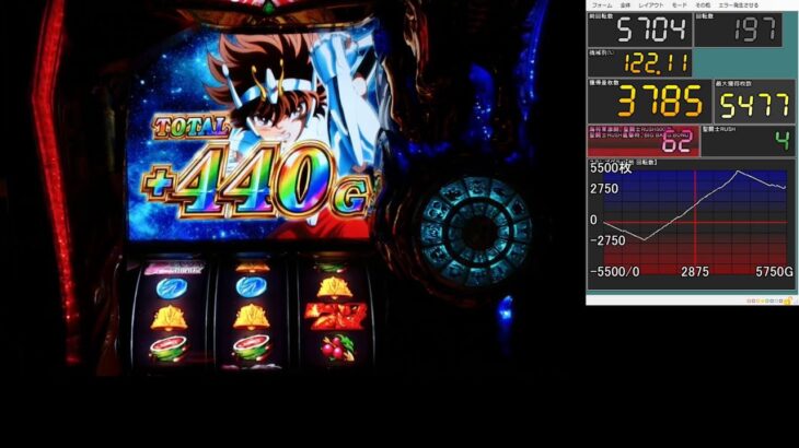【実機配信】L聖闘士星矢海皇覚醒　CUSTOM EDITION　設定6