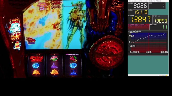 【実機配信】L聖闘士星矢海皇覚醒　CUSTOM EDITION　設定6