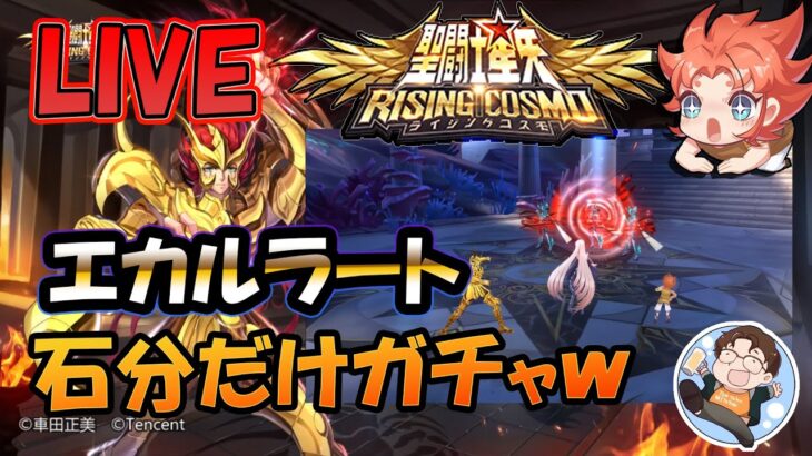 【 #聖闘士星矢ライジングコスモ 】引けたらいいなの、石あるだけ分！【#ライコス 】