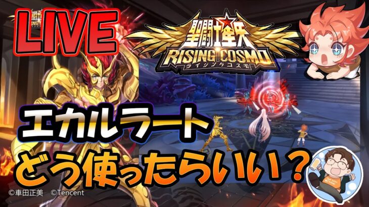 【 #聖闘士星矢ライジングコスモ 】銀河でエカルラート利用した編成考える！【#ライコス 】