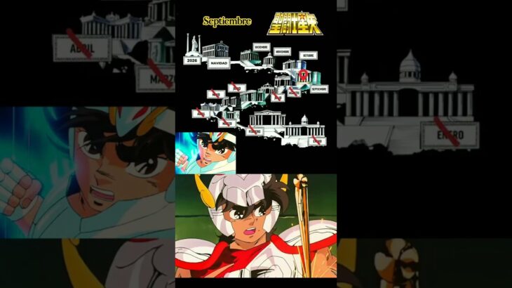 Los caballeros del zodiaco septiembre 2025 聖闘士星矢