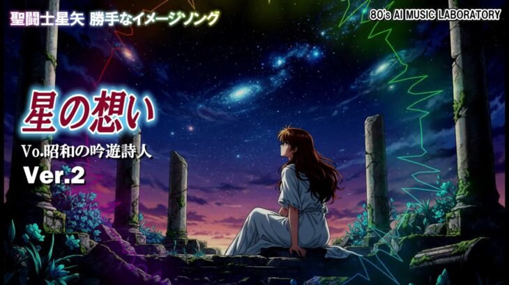 聖闘士星矢の勝手なイメージソング『星の想い』Ver.2　エンディング風　昭和の吟遊詩人
