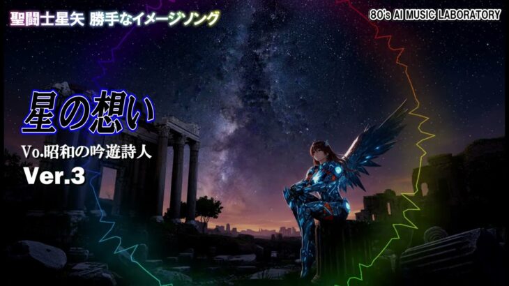 聖闘士星矢の勝手なイメージソング『星の想い』Ver.3　エンディング風　昭和の吟遊詩人