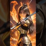 戦場で輝く少女　#aiart #聖闘士星矢#beautiful