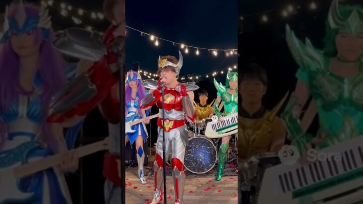 聖闘士星矢のコスプレでバンドやってみた