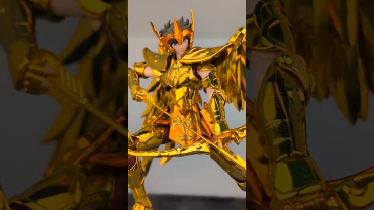 Saint Seiya Myth Cloth EX Revival Gold Saint Sagittarius Aiolos Posing #saintseiya #mythcloth