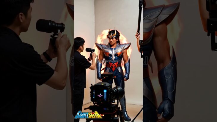 Saint Seiya in Real Life?! 🎥💥 Real Bronze Saints on a Film Set!
