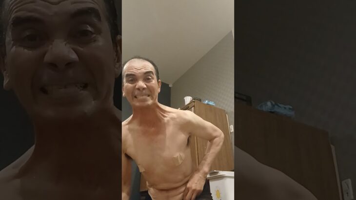 シサキン　濡れた水？雨？？シャワー？？？　体調不良から脱却❗　聖闘士星矢を叫ぶ