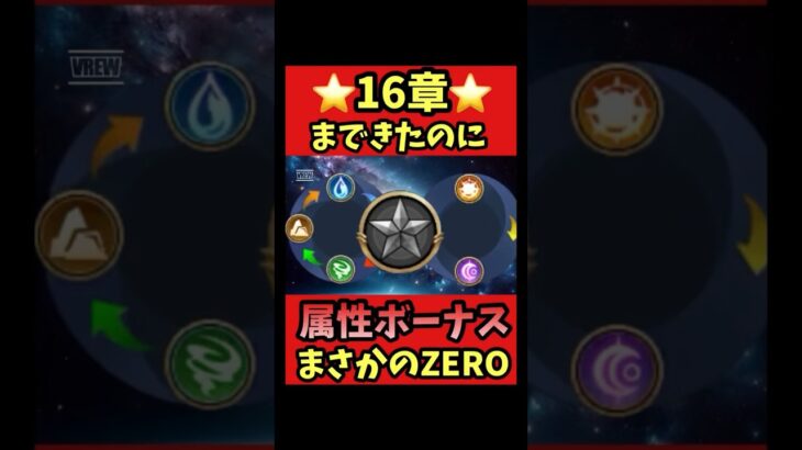 【属性ボーナス】まさかの0でも16章までこれた【#聖闘士星矢レジェンドオブジャスティス 】#shorts