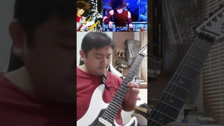 Blue Forever・永遠ブルー ・Saint Seiya・聖闘士星矢・Guitar Solo #guitarsolo #bossme90 #saintseiya #espltd