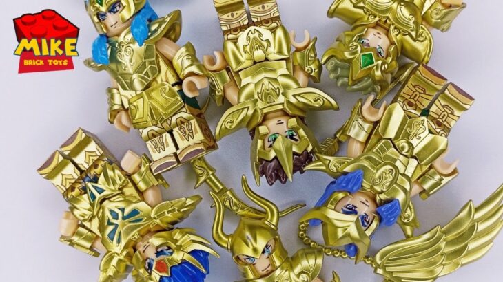 LEGO Saint Seiya | Gold Saints | Leo  | Aquarius | Scorpio | Sagittarius| Unofficiallego | CQ11-CQ16