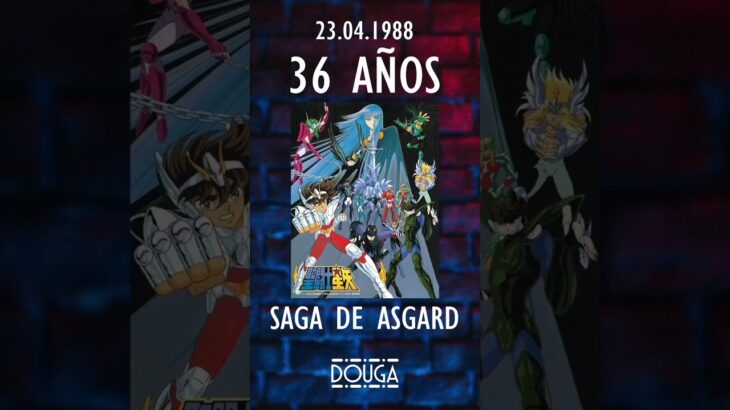 Saga de Asgard 36 años Saint Seiya  #anime #knightsofthezodiac #saintseiya #聖闘士星矢