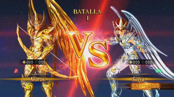 Aioros De Sagitario Armadura Divina vs Seiya De Pegaso Armadura Divina [ Latino ]