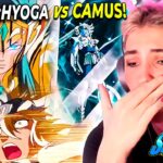 ¡CAMUS CONGELA A HYOGA! 😭💥| REACCIÓN por PRIMERA VEZ a CABALLEROS DEL ZODIACO Ep 46-47