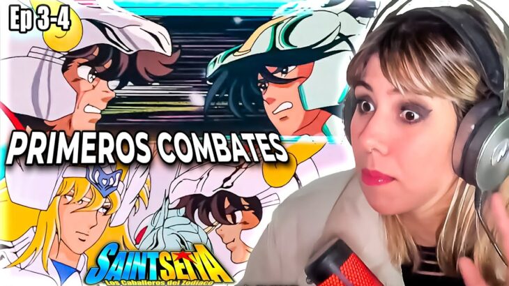 ¡SEIYA SE ENFRENTA A SUS PRIMEROS DESAFÍOS!🔥 | REACCIÓN SAINT SEIYA Ep 3-4