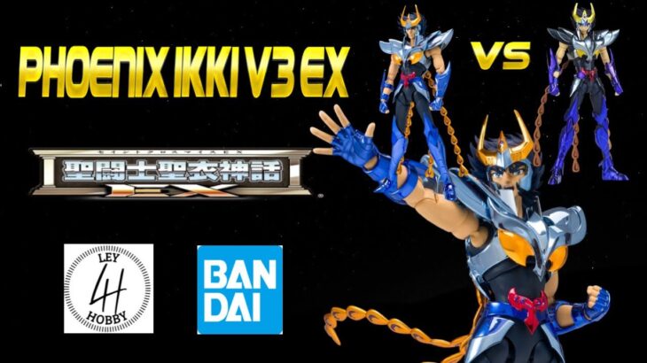 BANDAI CLOTH MYTH EX PHOENIX IKKI V3, comparativo com GT / 聖闘士聖衣神話EXフェニックス一輝(最終青銅聖衣)