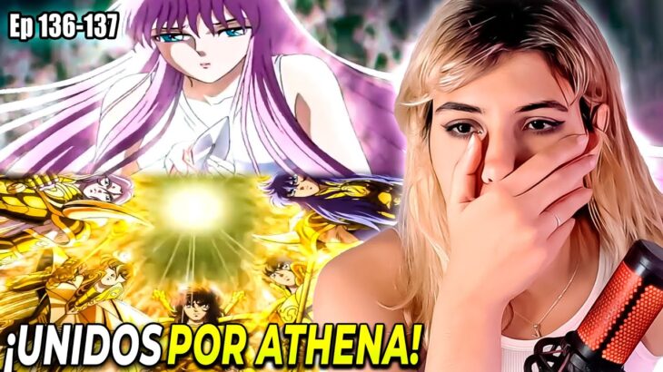 ¡ATHENA SE ENFRENTA A HADES!😱💥EL MURO DE LOS LAMENTOS🧱👺 | REACCIÓN CABALLEROS DEL ZODIACO Ep 136-137