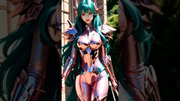 Saint Seiya Andromeda Shun ai cosplay girl |聖闘士星矢「仮想キャラクター」 #ai #SaintSeiya #anime #cosplay #聖闘士星矢