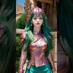 聖闘士星矢「仮想キャラクター」 |Saint Seiya Andromeda Shun ai cosplay girl |圣斗士星矢 #ai #sanit #SaintSeiya #anime