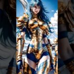 Saint Seiya Gold Saint ai cosplay girl |聖闘士星矢 黄金聖闘士 バーチャルガール|圣斗士星矢 #ai #SaintSeiya #anime #cosplay