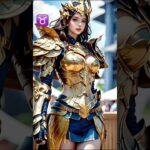 聖闘士の牡牛座の仮想キャラクター|Virtual characters of Taurus in Saint Seiya|圣斗士金牛座虚 #shortsvideo #ai #saint #anime