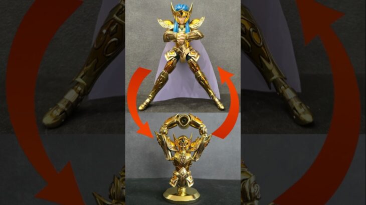 黄金聖衣オブジェ →アクエリアスカミュ【聖闘士星矢】Golden Cloth Object →Aquarius Camu【Knights of the Zodiac】