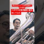 【ペガサス幻想/聖闘士星矢】 吹いてみた #shorts #tuba #聖闘士星矢 #ペガサス幻想 #アニソン