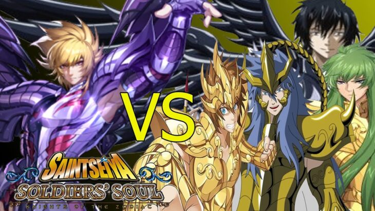Saint Seiya Soldiers Soul Wyvern Rhadamanthys VS Kardia : Degel : Regulus : Alone