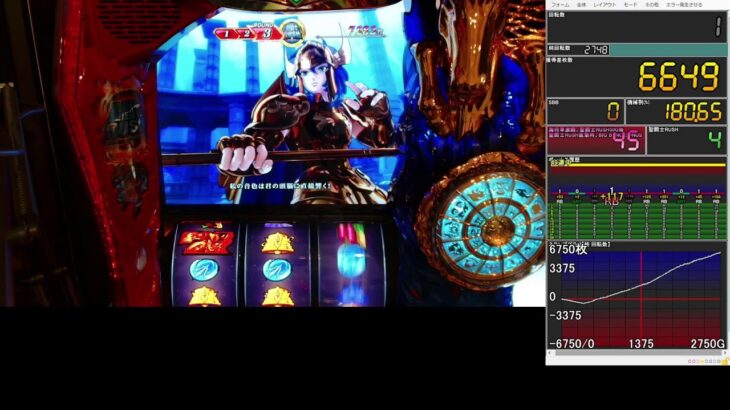 【実機配信】L聖闘士星矢海皇覚醒　CUSTOM EDITION　設定6