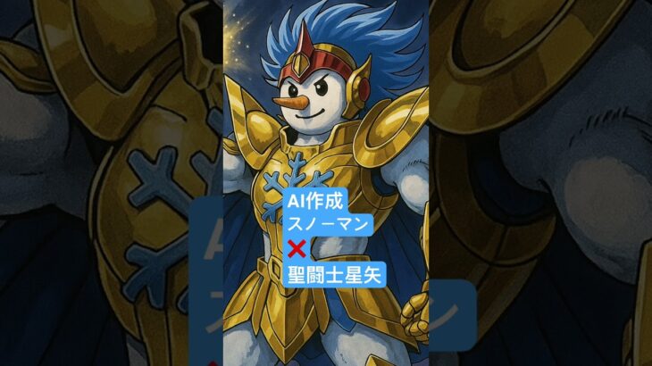 AI作成スノーマン？❌聖闘士星矢
