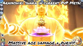 Saint Seiya: Awakening (KOTZ) – Arayashiki Shaka in Current PvP Meta! Massive AOE Damage + Purify!