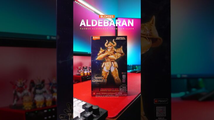 รีวิว Blokees Saint Seiya – Taurus Aldebaran Champion Class #saintseiya #blokees #聖闘士星矢 #anime #fyp