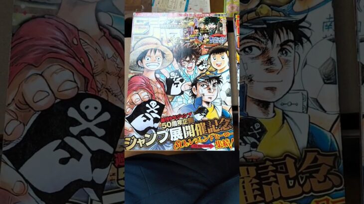 80年代レジェンドヒーロー集結（聖闘士星矢、キャプ翼、俺の空）！2017年少年ジャンプ34号は表紙#ワンピース、巻頭#ヒロアカ 3周年突破で定価260円#jump #comics 。