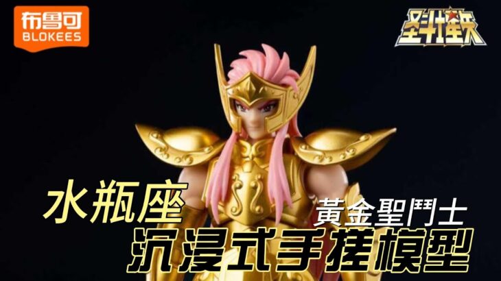 No.14 BLOKEES 布鲁可聖闘士星矢超越版——黃金聖鬥士水瓶座Aquarius