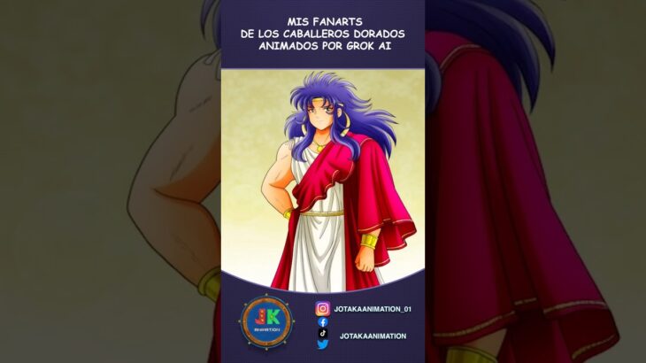 #saintseiya Mis FanArts animados con Grok #grokai #loscaballerosdelzodiaco #聖闘士星矢